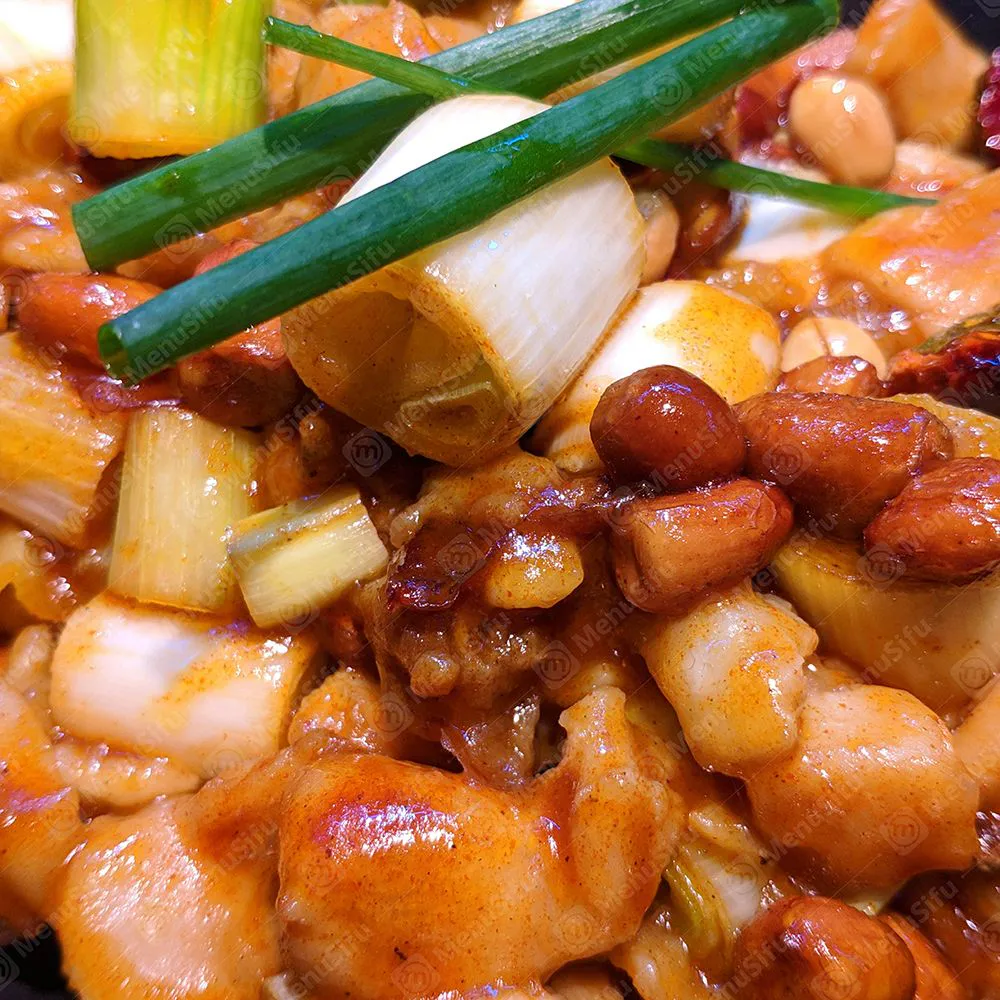 Kung pao chicken with peanuts and scallions at Asian Palace II, a Chinese Restaurant in Bangor